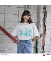 『ゴジラVSデストロイア』30周年 シーンイラストTシャツ 4（ゴジラJr.）