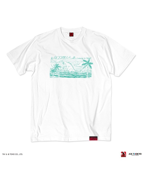 AIR TWOKYO(エアトゥーキョー)の「『ゴジラVSデストロイア』30周年 シーンイラストTシャツ 4(ゴジラJr.)(Tシャツ/カットソー・メンズ・ホワイト/ブラック・MEDIUM/XX-LARGE/X-LARGE/LARGE/SMALL)」の8枚目の写真