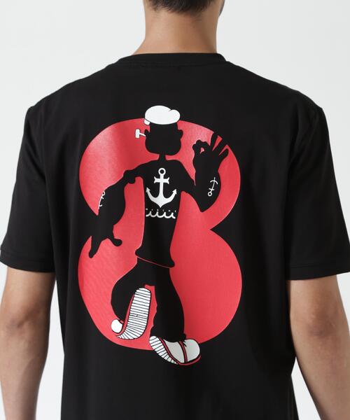 muta marine(ムータ・マリン)の「muta MARINE/ムータ マリン/Popeye Tee(Tシャツ/カットソー・メンズ・ホワイト/ブラック・5/6/7)」の5枚目の写真