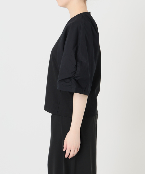 IENA LA BOUCLE（イエナラブークル）の「《追加》《洗濯機洗い可》タイプライターコンビプルオーバー（Tシャツ/カットソー・レディース・ホワイト/ブラック・FREE）」の13枚目の写真