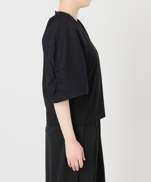 IENA LA BOUCLE（イエナラブークル）の「《追加》《洗濯機洗い可》タイプライターコンビプルオーバー（Tシャツ/カットソー・レディース・ホワイト/ブラック・FREE）」の15枚目の写真