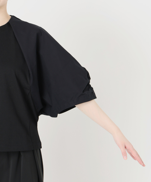 IENA LA BOUCLE（イエナラブークル）の「《追加》《洗濯機洗い可》タイプライターコンビプルオーバー（Tシャツ/カットソー・レディース・ホワイト/ブラック・FREE）」の16枚目の写真