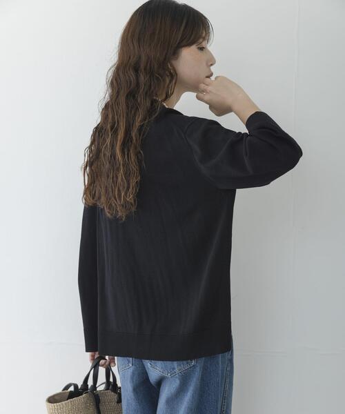 URBAN RESEARCH Sonny Label(アーバンリサーチサニーレーベル)の「『WEB限定』アイスサマーUVカットニットカーディガン(カーディガン/ボレロ・レディース・ブルー/ブラウン/グレー系その他/ブラック・FREE)」の9枚目の写真