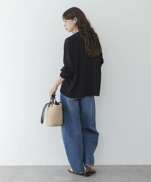URBAN RESEARCH Sonny Label(アーバンリサーチサニーレーベル)の「『WEB限定』アイスサマーUVカットニットカーディガン(カーディガン/ボレロ・レディース・ブルー/ブラウン/グレー系その他/ブラック・FREE)」の11枚目の写真