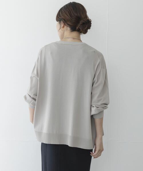 URBAN RESEARCH Sonny Label(アーバンリサーチサニーレーベル)の「『WEB限定』アイスサマーUVカットニットカーディガン(カーディガン/ボレロ・レディース・ブルー/ブラウン/グレー系その他/ブラック・FREE)」の18枚目の写真