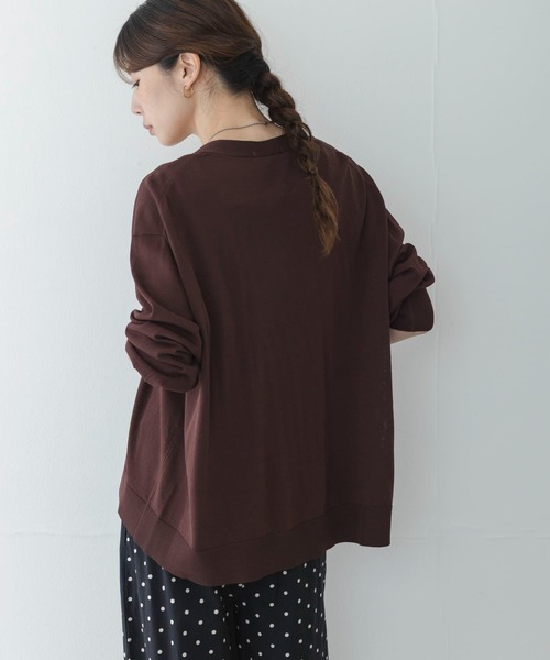 URBAN RESEARCH Sonny Label(アーバンリサーチサニーレーベル)の「『WEB限定』アイスサマーUVカットニットカーディガン(カーディガン/ボレロ・レディース・ブルー/ブラウン/グレー系その他/ブラック・FREE)」の20枚目の写真