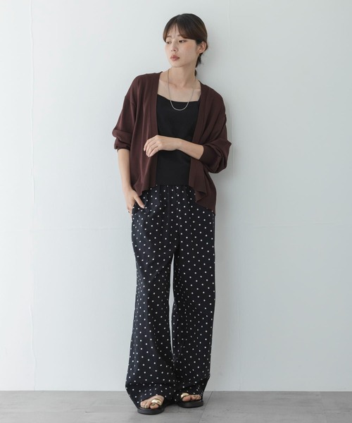 URBAN RESEARCH Sonny Label(アーバンリサーチサニーレーベル)の「『WEB限定』アイスサマーUVカットニットカーディガン(カーディガン/ボレロ・レディース・ブルー/ブラウン/グレー系その他/ブラック・FREE)」の21枚目の写真