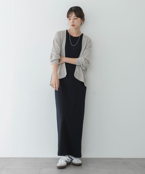 URBAN RESEARCH Sonny Label(アーバンリサーチサニーレーベル)の「『WEB限定』アイスサマーUVカットニットカーディガン(カーディガン/ボレロ・レディース・ブルー/ブラウン/グレー系その他/ブラック・FREE)」の17枚目の写真