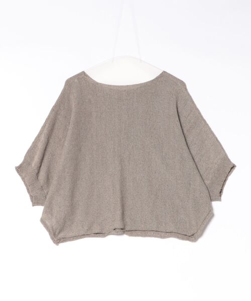 gossara（ゴサラ）の「【大人に嬉しいシルエット】ドルマンサマーニット（ニット/セーター・レディース・ブラウン/カーキ/ベージュ・FREE）」の4枚目の写真