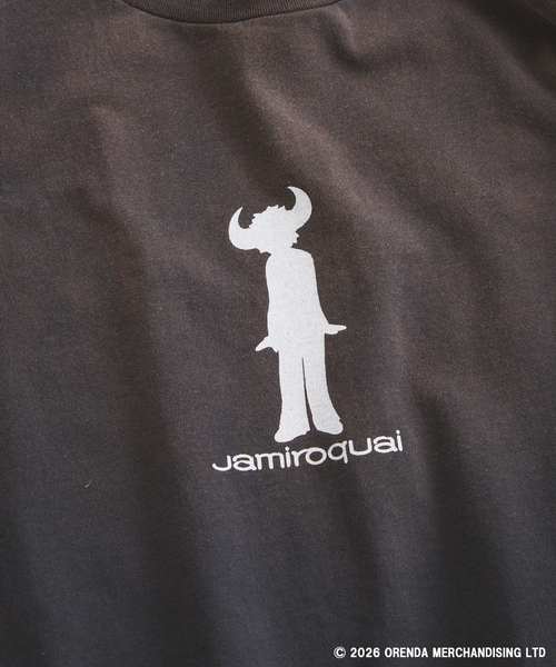 JOURNAL STANDARD relume(ジャーナルスタンダード レリューム)の「Jamiroquai / ジャミロクワイ 別注 フェードプリント Tシャツ(Tシャツ/カットソー・メンズ・ホワイト/ブラック/ライトイエロー・LARGE/MEDIUM)」の11枚目の写真
