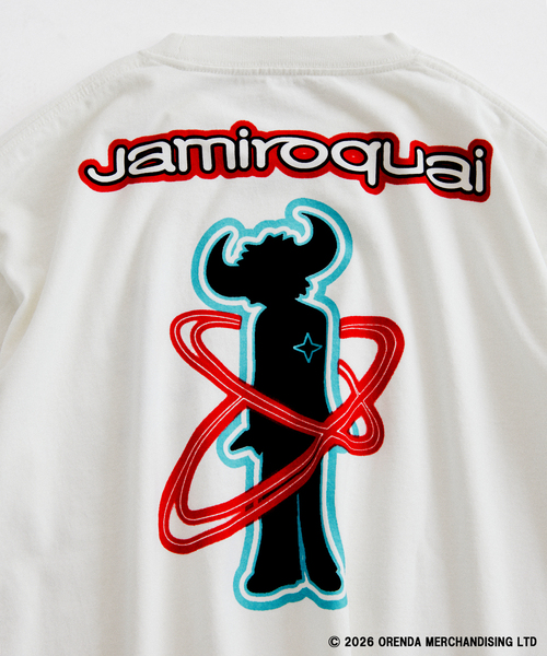 JOURNAL STANDARD relume(ジャーナルスタンダード レリューム)の「Jamiroquai / ジャミロクワイ 別注 フェードプリント Tシャツ(Tシャツ/カットソー・メンズ・ホワイト/ブラック/ライトイエロー・LARGE/MEDIUM)」の15枚目の写真