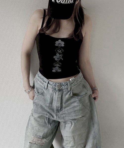 セール】Flower Print Camisole/フラワープリントキャミソール