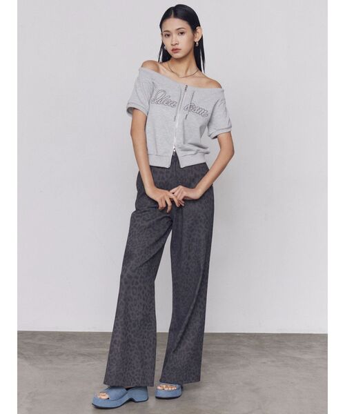 EMODA（エモダ）の「ルーズワイドツイルパンツ（その他パンツ・レディース・グレー/ベージュ/ピンク・SMALL/MEDIUM）」の14枚目の写真