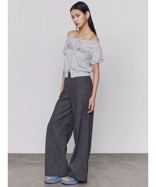 EMODA（エモダ）の「ルーズワイドツイルパンツ（その他パンツ・レディース・グレー/ベージュ/ピンク・SMALL/MEDIUM）」の15枚目の写真