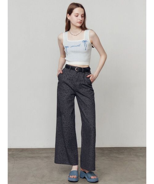 EMODA（エモダ）の「ルーズワイドツイルパンツ（その他パンツ・レディース・グレー/ベージュ/ピンク・SMALL/MEDIUM）」の16枚目の写真