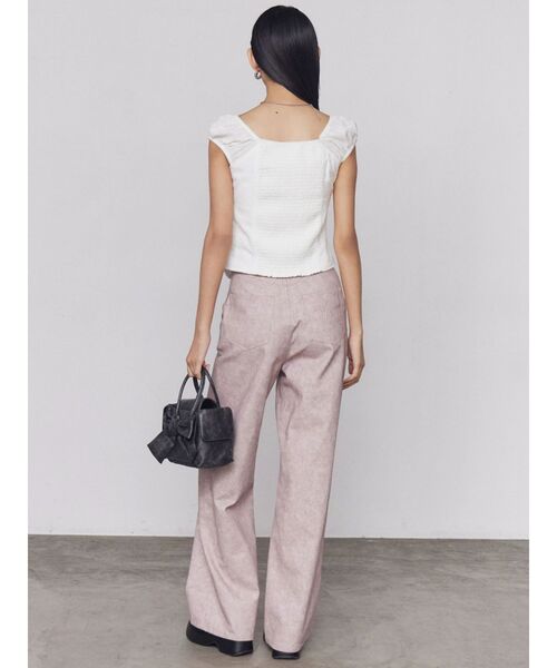 EMODA（エモダ）の「ルーズワイドツイルパンツ（その他パンツ・レディース・グレー/ベージュ/ピンク・SMALL/MEDIUM）」の22枚目の写真