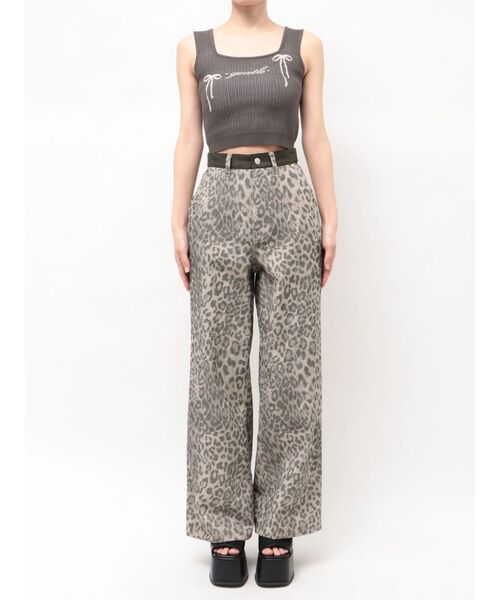 EMODA(エモダ)の「ルーズワイドツイルパンツ(その他パンツ・レディース・グレー/ベージュ/ピンク・SMALL/MEDIUM)」の7枚目の写真
