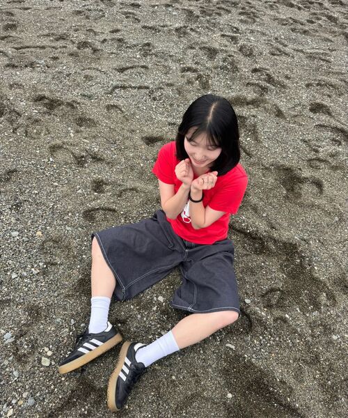 SLEEKGLOW（スリック グロウ）の「ポップアイズデニムバミューダパンツ[インディゴ]（デニムパンツ・レディース・その他・SMALL/MEDIUM）」の8枚目の写真