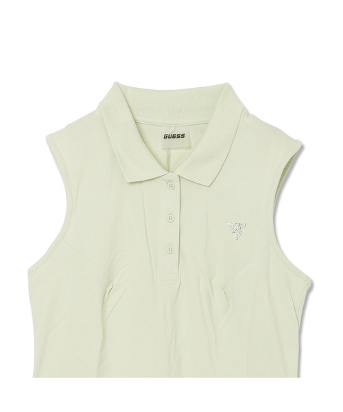 Guess（ゲス）の「SILVY Polo Dress ワンピース（ワンピース・レディース・ブラック/グリーン系その他・X-SMALL/SMALL/MEDIUM/LARGE）」の6枚目の写真