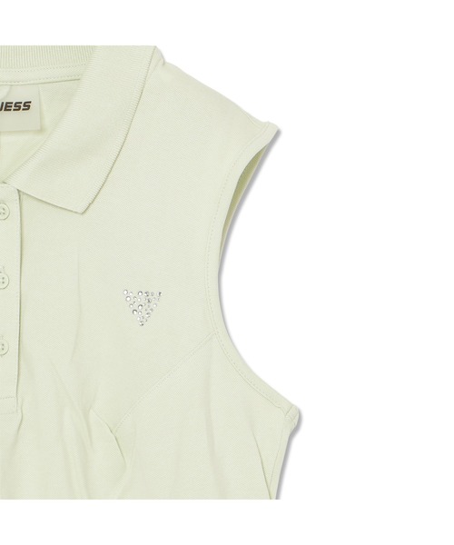 Guess（ゲス）の「SILVY Polo Dress ワンピース（ワンピース・レディース・ブラック/グリーン系その他・X-SMALL/SMALL/MEDIUM/LARGE）」の7枚目の写真