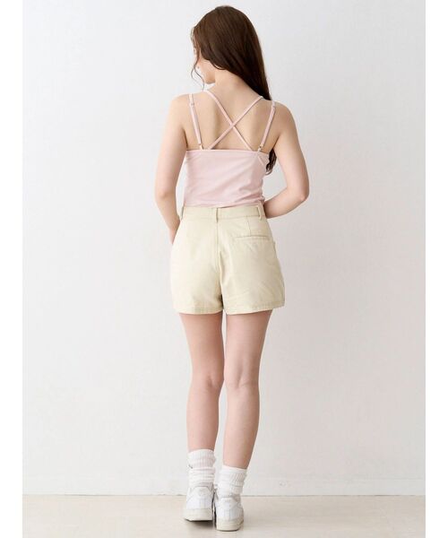 CALNAMUR(カルナムール)の「ツイルミニスカパン(スカート・レディース・ブラック/アイボリー・SMALL/MEDIUM)」の16枚目の写真