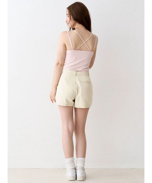 CALNAMUR(カルナムール)の「ツイルミニスカパン(スカート・レディース・ブラック/アイボリー・SMALL/MEDIUM)」の17枚目の写真