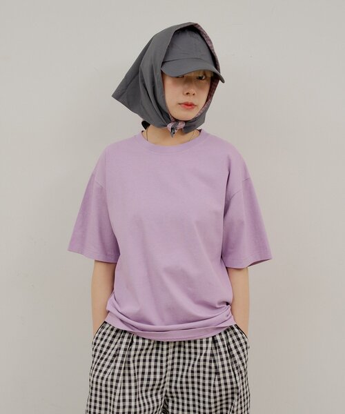 WHIMSIC(ウィムジック)の「【UNISEX】6パネル ウィズ スカーフ(ハット・レディース・ベージュ/ネイビー/チャコールグレー・FREE)」の5枚目の写真