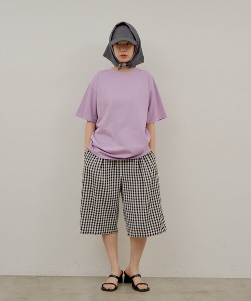 WHIMSIC(ウィムジック)の「【UNISEX】6パネル ウィズ スカーフ(ハット・レディース・ベージュ/ネイビー/チャコールグレー・FREE)」の7枚目の写真