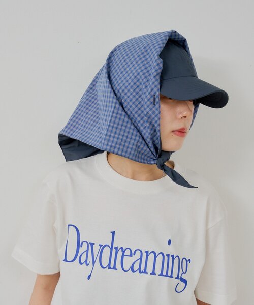WHIMSIC(ウィムジック)の「【UNISEX】6パネル ウィズ スカーフ(ハット・レディース・ベージュ/ネイビー/チャコールグレー・FREE)」の21枚目の写真