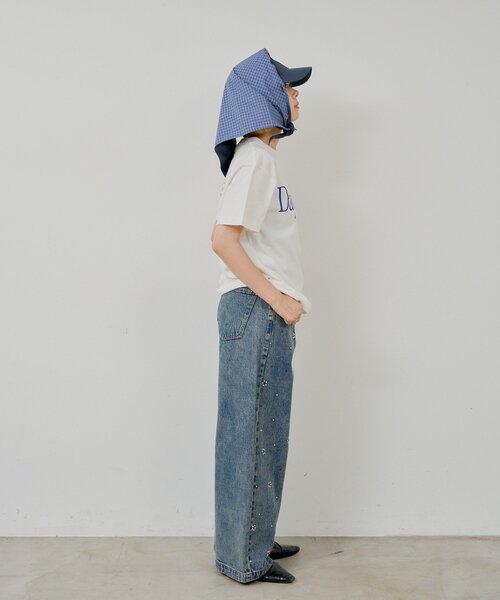 WHIMSIC(ウィムジック)の「【UNISEX】6パネル ウィズ スカーフ(ハット・レディース・ベージュ/ネイビー/チャコールグレー・FREE)」の17枚目の写真