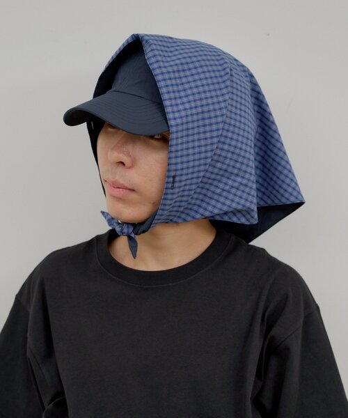 WHIMSIC(ウィムジック)の「【UNISEX】6パネル ウィズ スカーフ(ハット・レディース・ベージュ/ネイビー/チャコールグレー・FREE)」の19枚目の写真