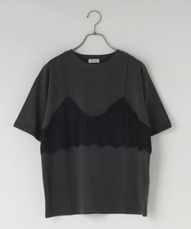 LOWRYS FARM | レースドッキングＴＥＥ　1043045(Tシャツ/カットソー)