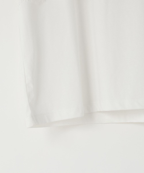 LOWRYS FARM(ローリーズファーム)の「レースドッキングTEE 1043045(Tシャツ/カットソー・レディース・チャコールグレー/オフホワイト・FREE)」の8枚目の写真