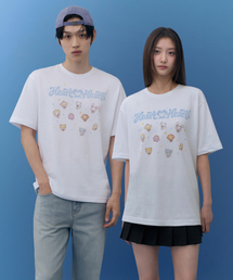 [ハーツツーハーツコラボ] Hearts2Hearts Tシャツ [ホワイト]
