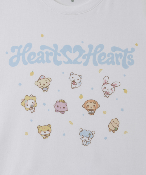 MUSINSA STANDARD（ムシンサスタンダード）の「[ハーツツーハーツコラボ] Hearts2Hearts Tシャツ [ホワイト]（Tシャツ/カットソー・レディース・その他・LARGE）」の8枚目の写真