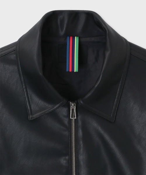 PS Paul Smith（ピーエスポールスミス）の「シンセティックレザー ジップアップブルゾン / 262717 EXSB06（ブルゾン・メンズ・ブラウン/ブラック・LARGE/MEDIUM）」の18枚目の写真