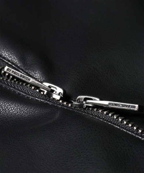 PS Paul Smith（ピーエスポールスミス）の「シンセティックレザー ジップアップブルゾン / 262717 EXSB06（ブルゾン・メンズ・ブラウン/ブラック・LARGE/MEDIUM）」の22枚目の写真