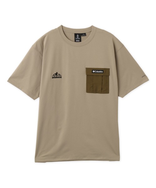 Columbia（コロンビア）の「Columbia x atmos Pocket T-shirt / コロンビア x アトモス ポケット T-シャツ【SP】（Tシャツ/カットソー・メンズ・ホワイト/ブラック/ベージュ・S/M/L/XL/XXL）」の3枚目の写真