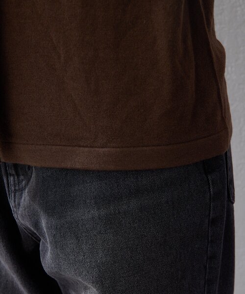 UNFORM（アンフォーム）の「【2026AW Debut】【UNFORM】カシミヤ混フーディボウタイニット（ニット/セーター・レディース・ブラック/チャコールグレー/ブラウン・FREE）」の11枚目の写真