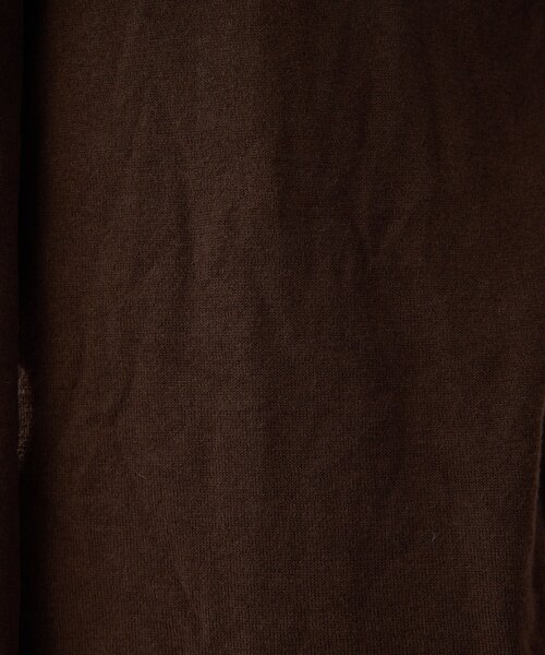 UNFORM（アンフォーム）の「【2026AW Debut】【UNFORM】カシミヤ混フーディボウタイニット（ニット/セーター・レディース・ブラック/チャコールグレー/ブラウン・FREE）」の12枚目の写真