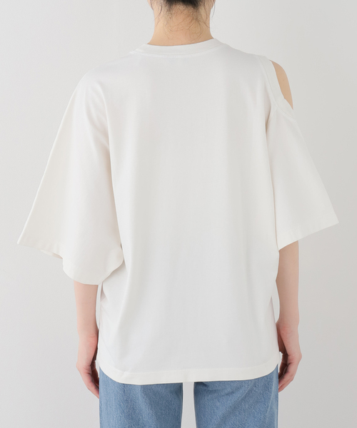 Deuxieme Classe(ドゥーズィエムクラス)の「【AGOLDE / エーゴールドイー】 SHOULDER CUT OUT TEE(Tシャツ/カットソー・レディース・ホワイト・FREE)」の12枚目の写真