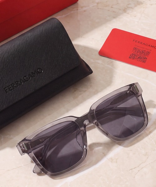 セール】【FERRAGAMO/フェラガモ】UVカット ウェリントンサングラス