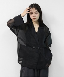 シアーダブルジャケット SHEER DOUBLE BREASTED JACKET