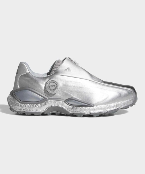 adidas(アディダス)の「コードカオス 27 ボア スパイクレス ゴルフ / CODECHAOS 27 BOA SPIKELESS GOLF【adidas Golf/アディダスゴルフ】(スニーカー・メンズ・シルバー・24.5cm/25.5cm/26.5cm/27.5cm/28.5cm/25.0cm/26.0cm/27.0cm/28.0cm/29.0cm)」の1枚目の写真