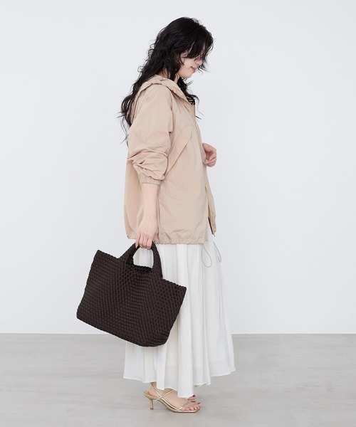 NAGHEDI(ナゲディ)の「【NAGHEDI】トートバッグ-St Barths Medium Tote(トートバッグ・レディース・ダークブラウン/ベージュ・M)」の16枚目の写真