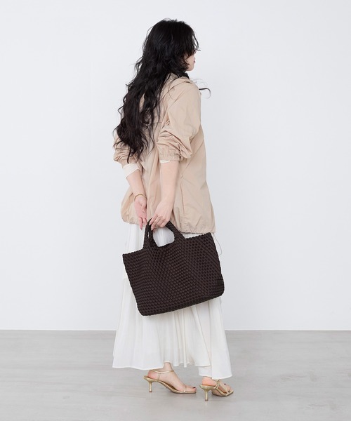 NAGHEDI(ナゲディ)の「【NAGHEDI】トートバッグ-St Barths Medium Tote(トートバッグ・レディース・ダークブラウン/ベージュ・M)」の17枚目の写真