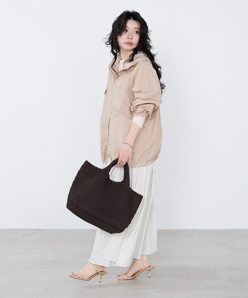 NAGHEDI(ナゲディ)の「【NAGHEDI】トートバッグ-St Barths Medium Tote(トートバッグ・レディース・ダークブラウン/ベージュ・M)」の18枚目の写真