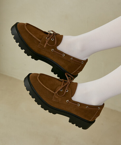 FREAK'S STORE(フリークスストア)の「デッキシューズ(モカシン/デッキシューズ・レディース・ブラック/ブラウン・36/37/38)」の6枚目の写真