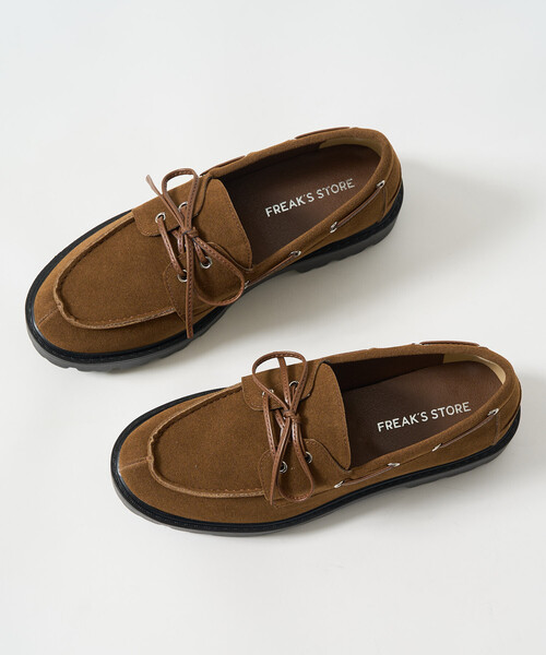 FREAK'S STORE(フリークスストア)の「デッキシューズ(モカシン/デッキシューズ・レディース・ブラック/ブラウン・36/37/38)」の9枚目の写真