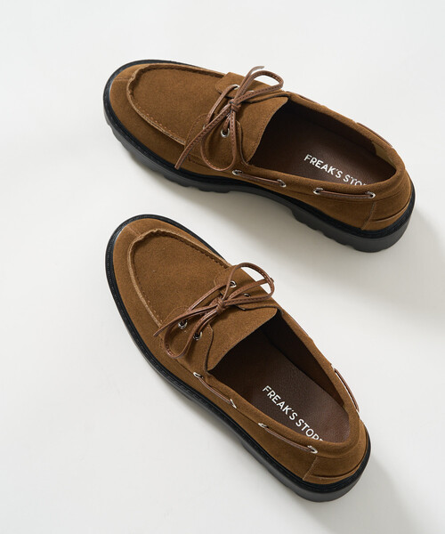 FREAK'S STORE(フリークスストア)の「デッキシューズ(モカシン/デッキシューズ・レディース・ブラック/ブラウン・36/37/38)」の10枚目の写真